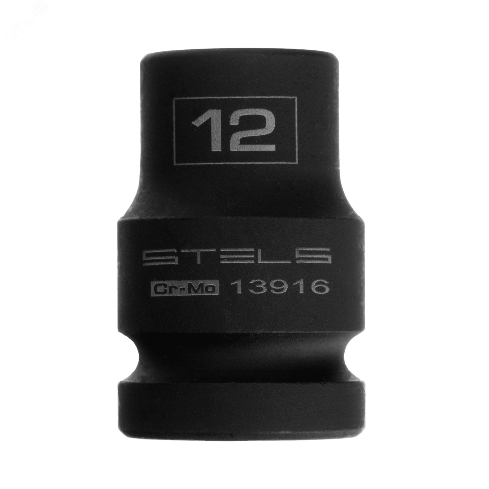 Изображение товара Головка ударная шестигранная 12 мм 1/2'' CrMo STELS 13916