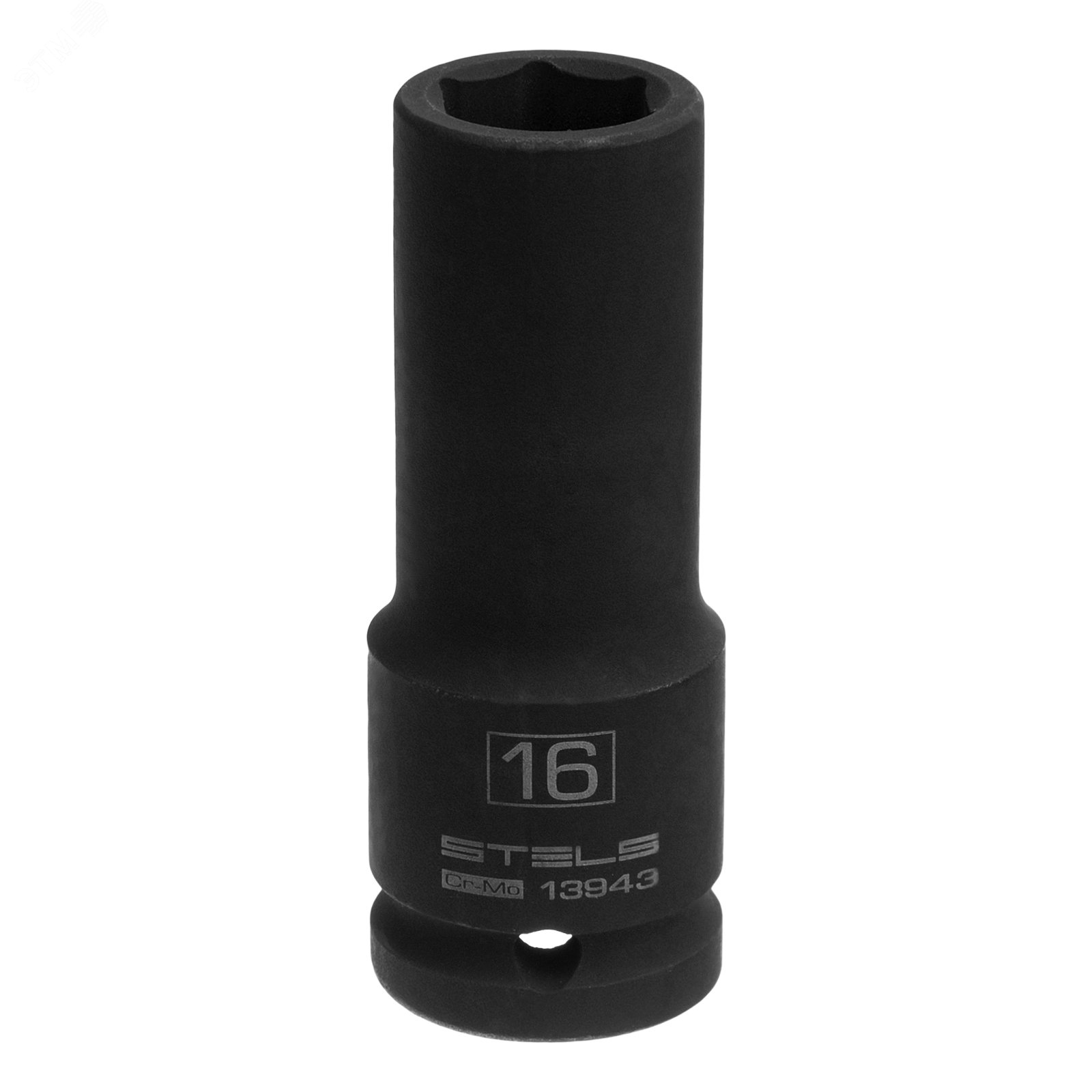 Изображение товара Головка ударная удлиненная шестигранная Stels 16мм 1/2'