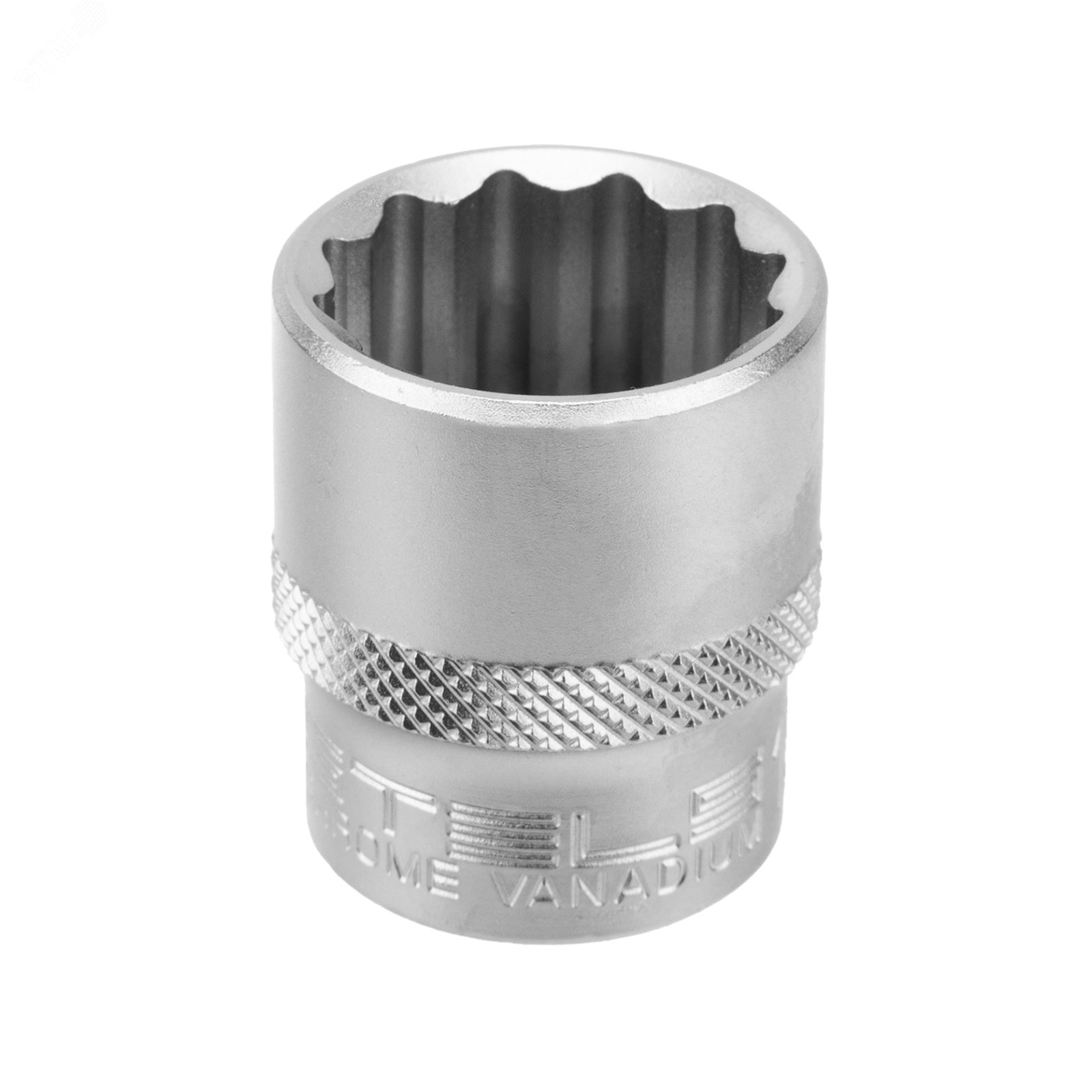 Изображение товара Набор торцевых головок 3/8 дюйма, 12-гранных, 10 шт, из CrV, 9-19 мм