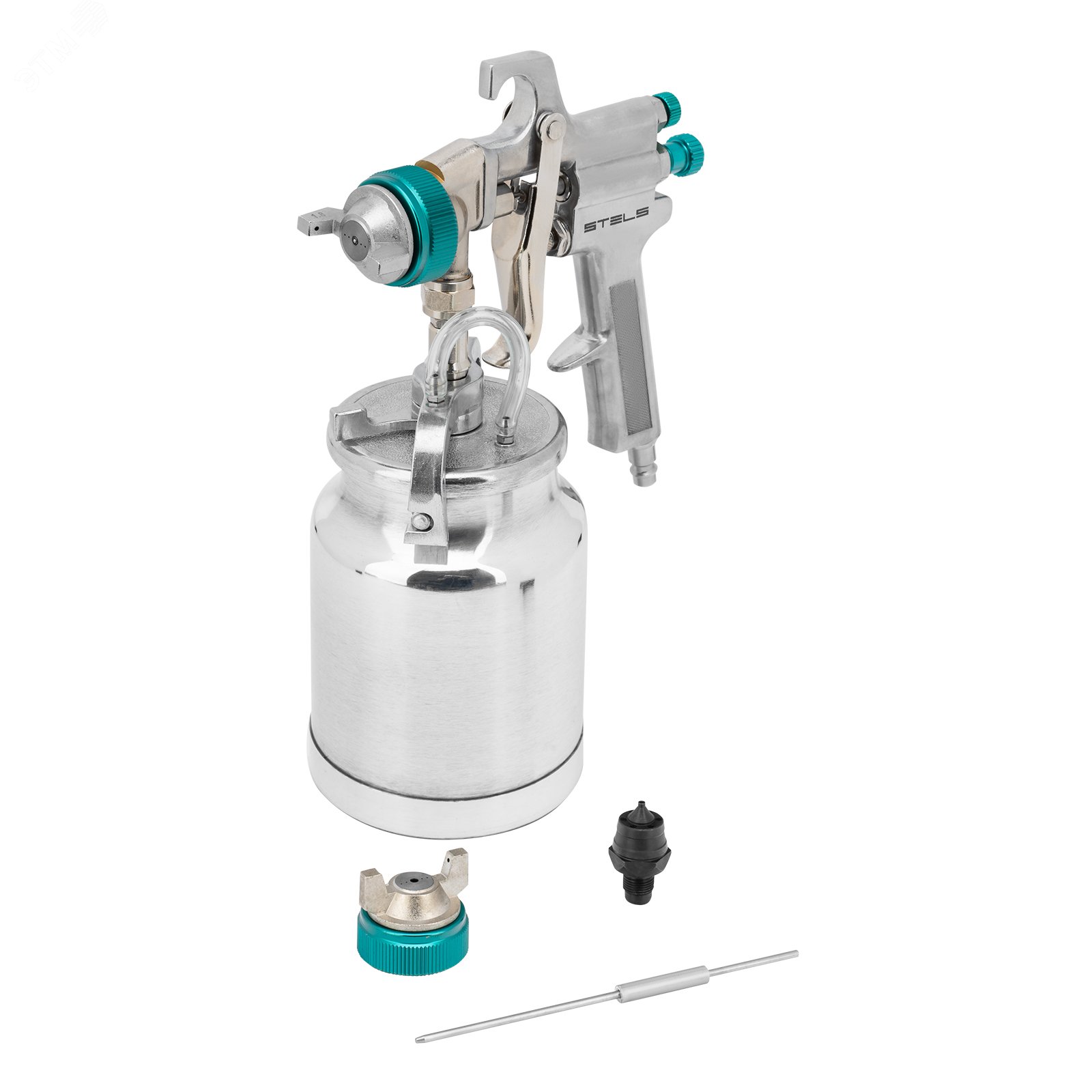 Изображение товара Краскораспылитель AS 702 НP профессиональный, всасывающего типа, сопло 1,8 мм и 2,0 мм (шт)