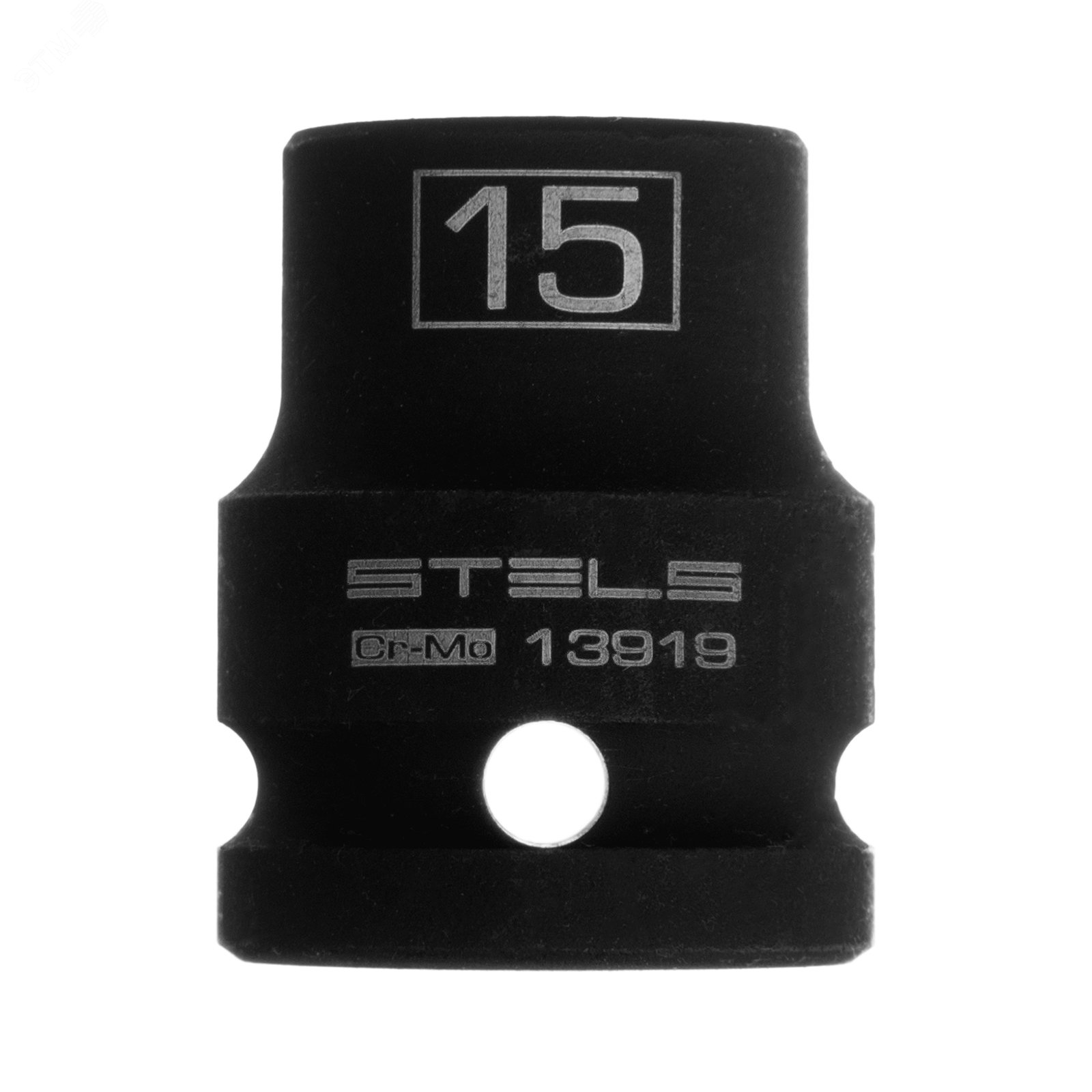 Изображение товара Головка ударная шестигранная 15 мм из сталь CrMo для гайковерта