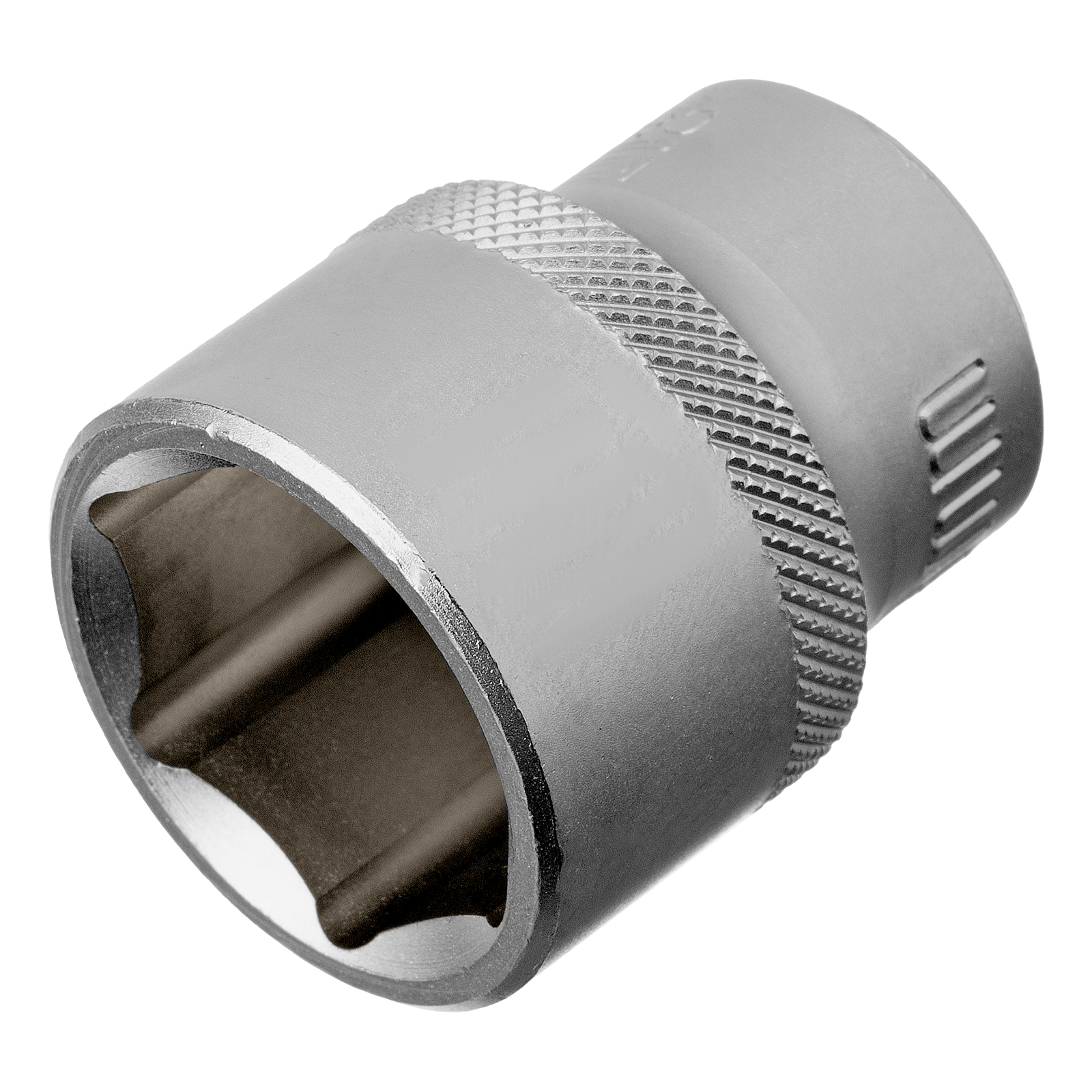 Головка торцевая, 23 мм, 6-гранная, CrV, под квадрат 1/2',