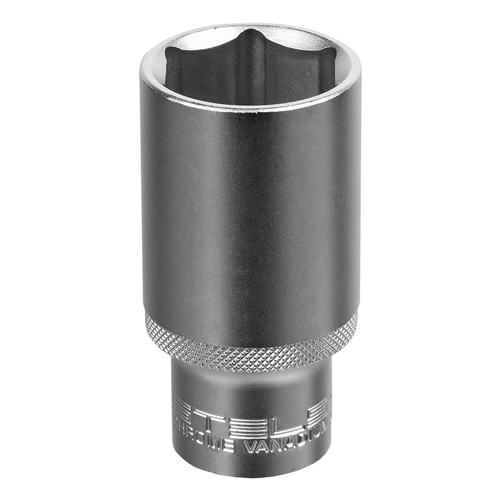 Головка торцевая удлиненная, 32 мм, 6-гранная, CrV, под квадрат 1/2'