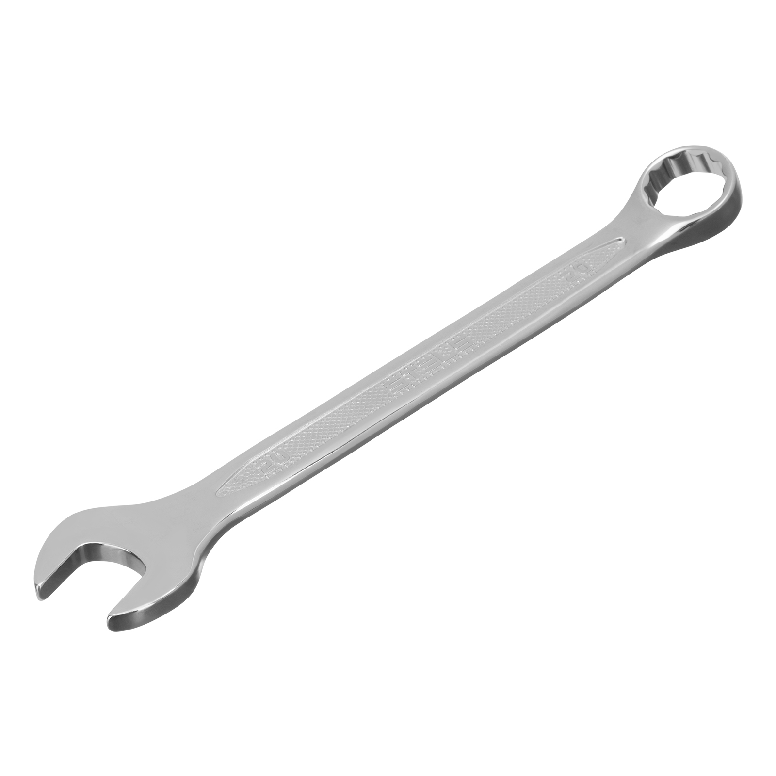 Ключ комбинированный, 20 мм, CrV, антислип