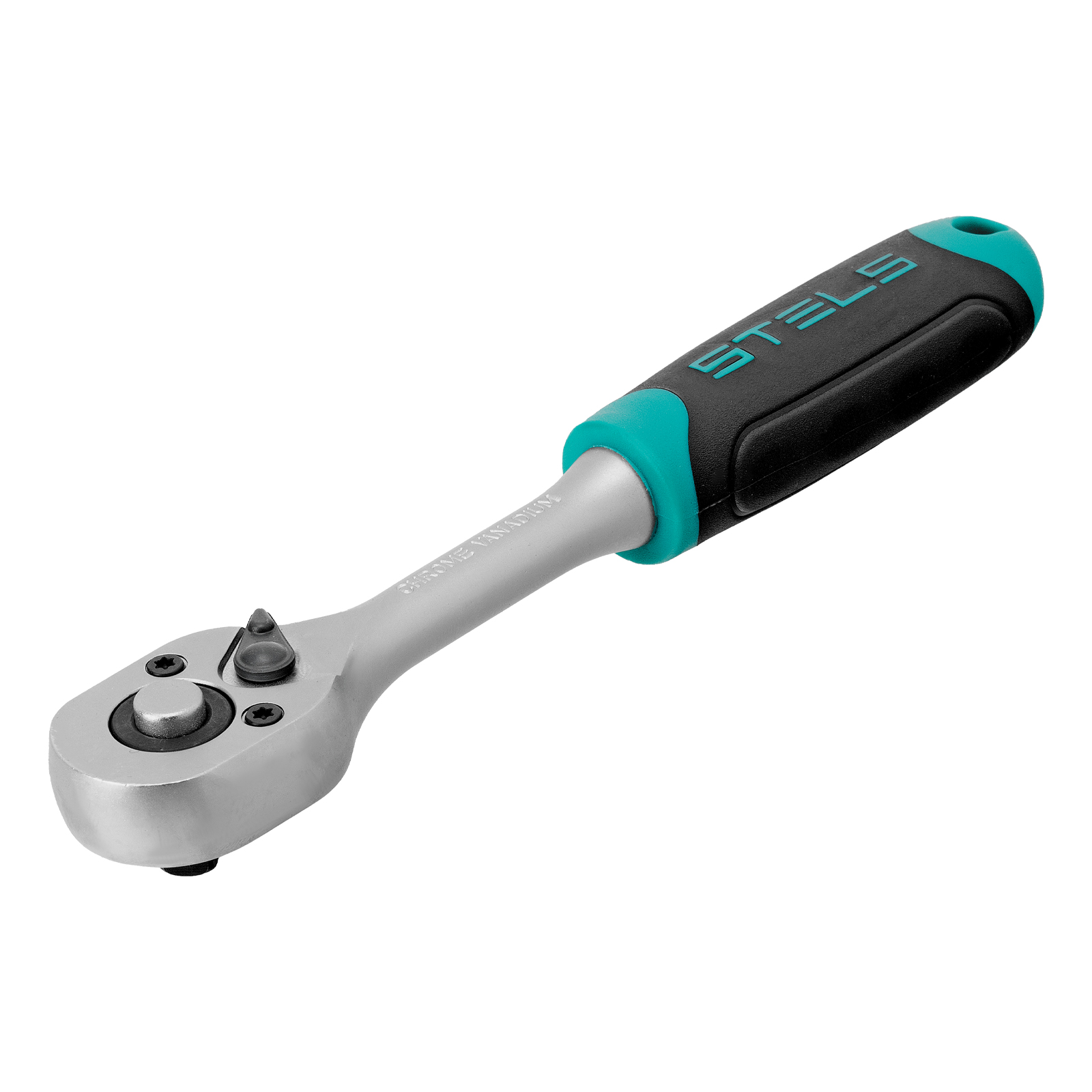 Ключ-трещотка 1/4', 72 зуба, с быстрым сбросом, CrV