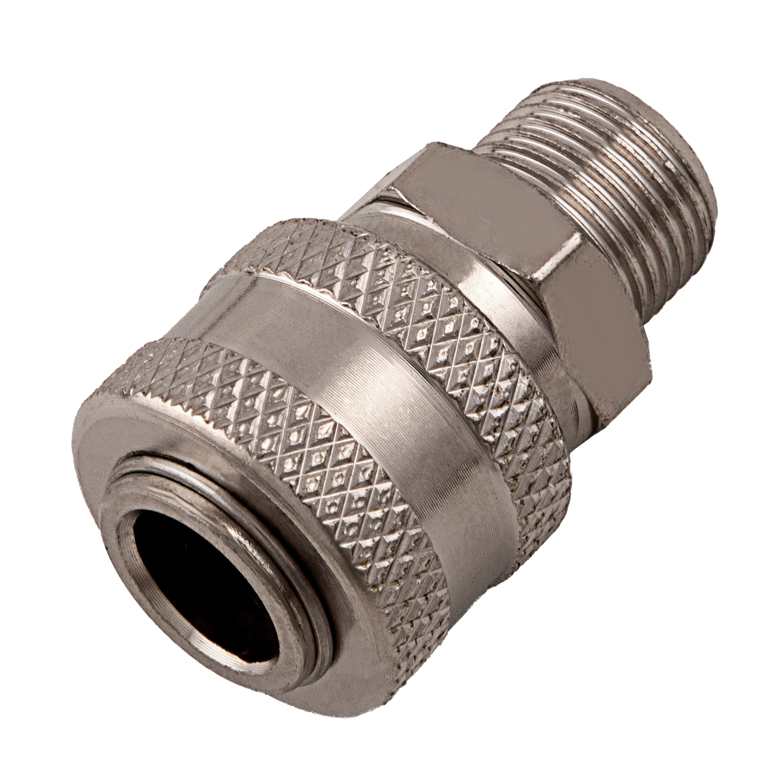 Муфта универсальная быстросъемная (мама), внешняя резьба 3/8,  2 шт.