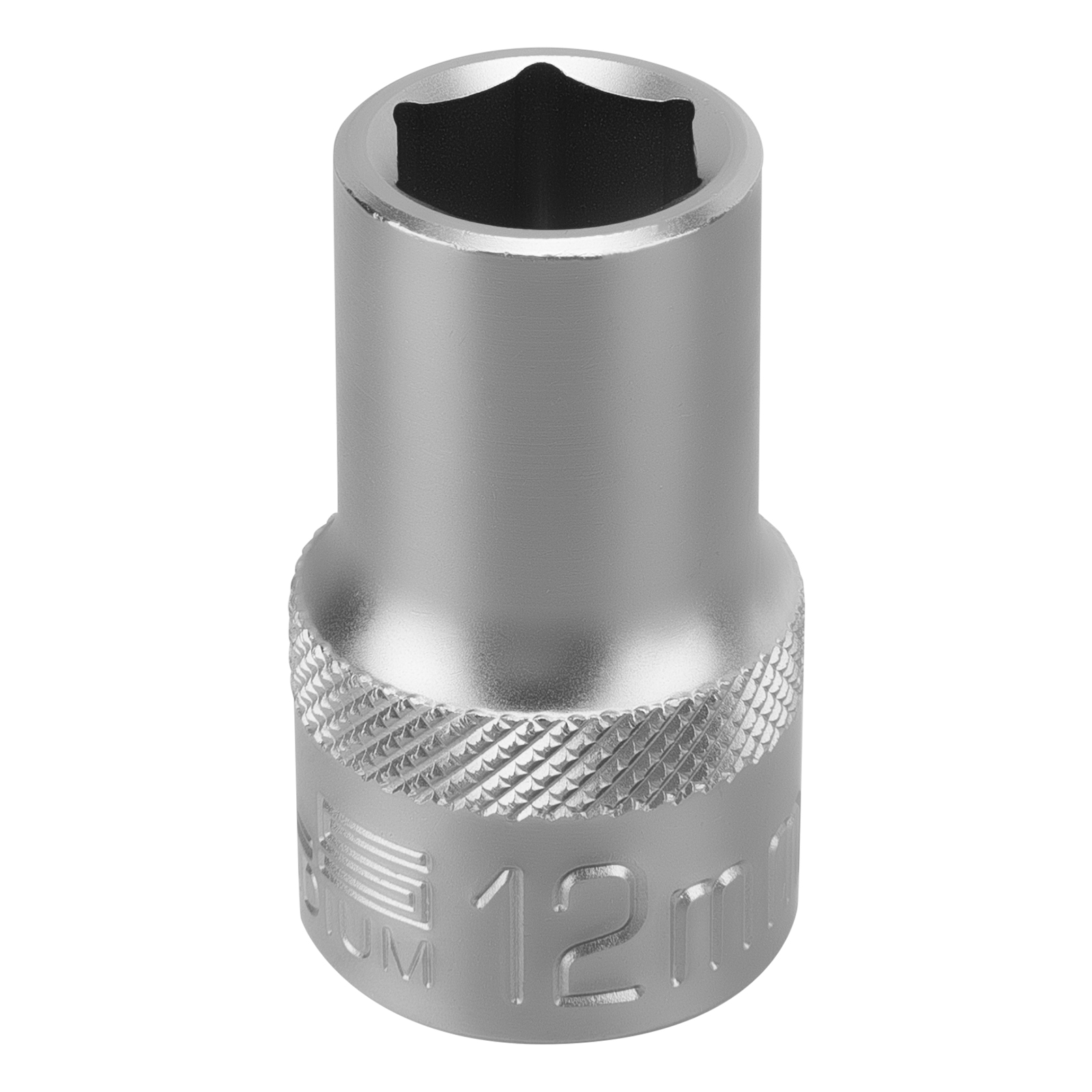 Головка торцевая удлиненная, 12 мм, 6-гранная, CrV, под квадрат 1/2',