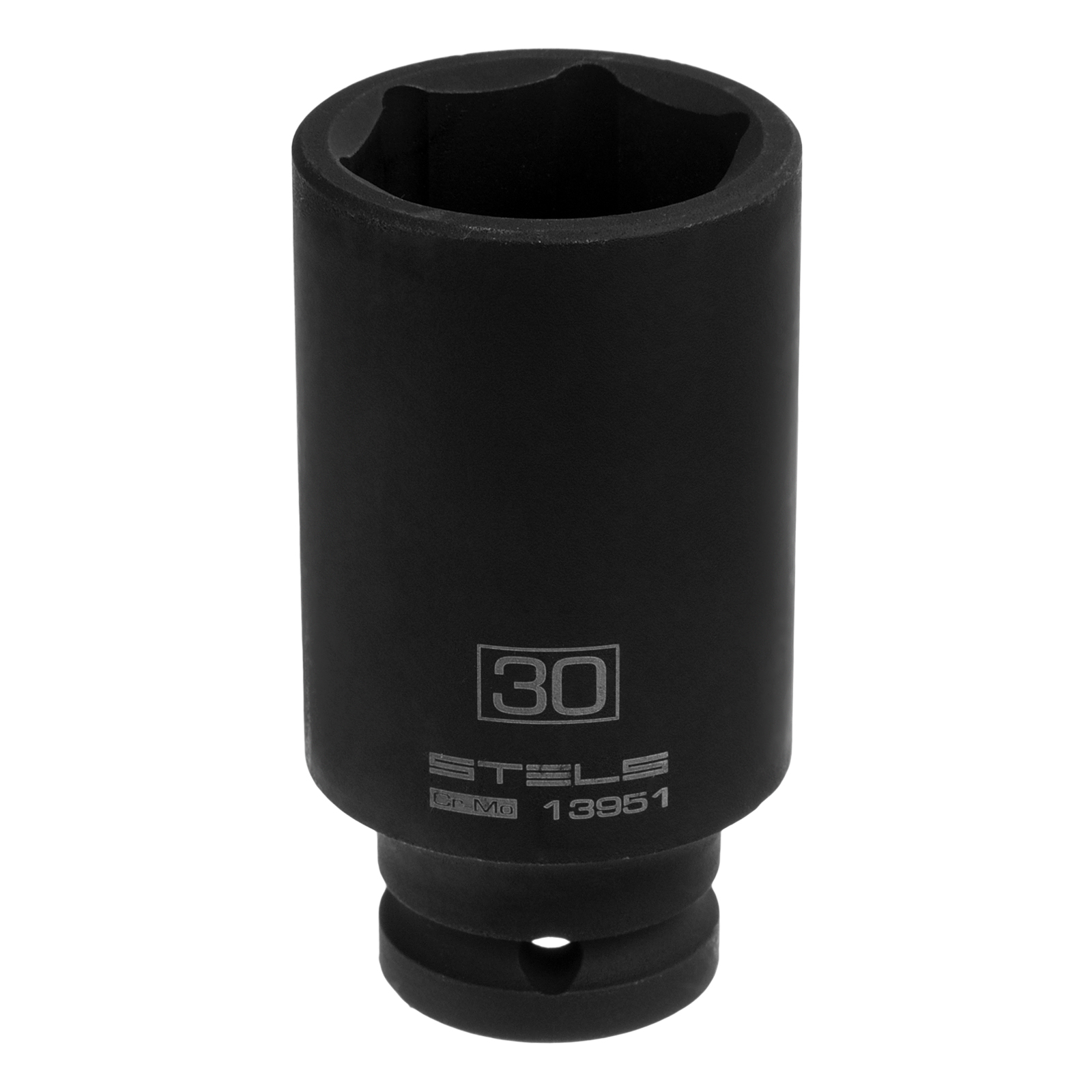 Головка ударная удлиненная шестигранная, 30 мм, 1/2', CrMo