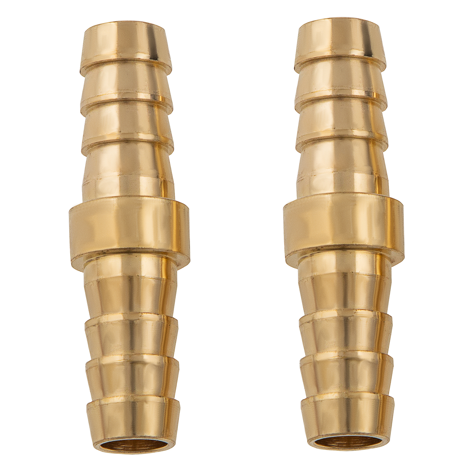 Штуцер елка двусторонний соединительный под шланг 10 мм, 2 шт.