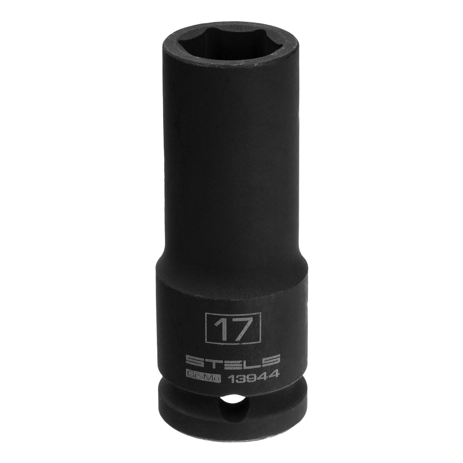 Головка ударная удлиненная шестигранная, 17 мм, 1/2', CrMo