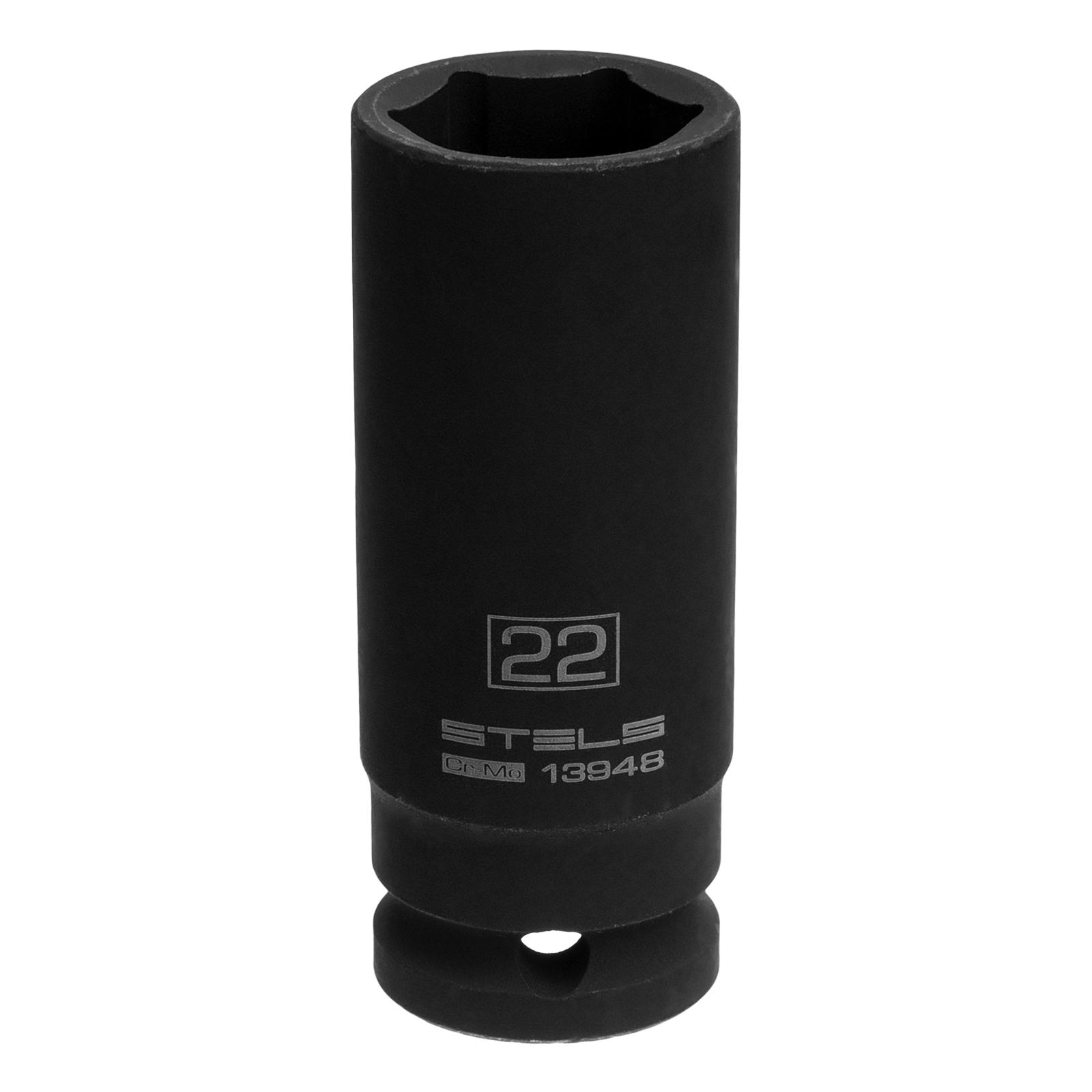 Головка ударная удлиненная шестигранная, 22 мм, 1/2', CrMo