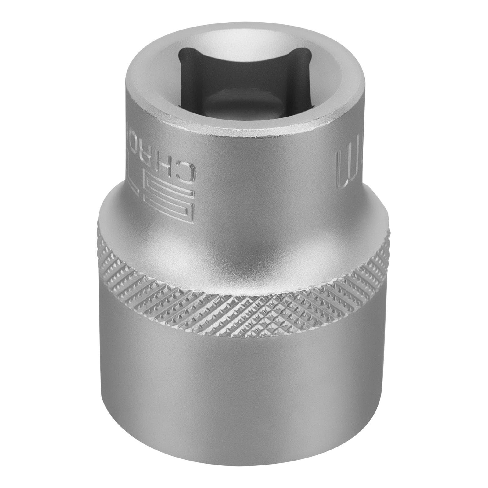 Головка торцевая, 22 мм, 6-гранная, CrV, под квадрат 1/2',