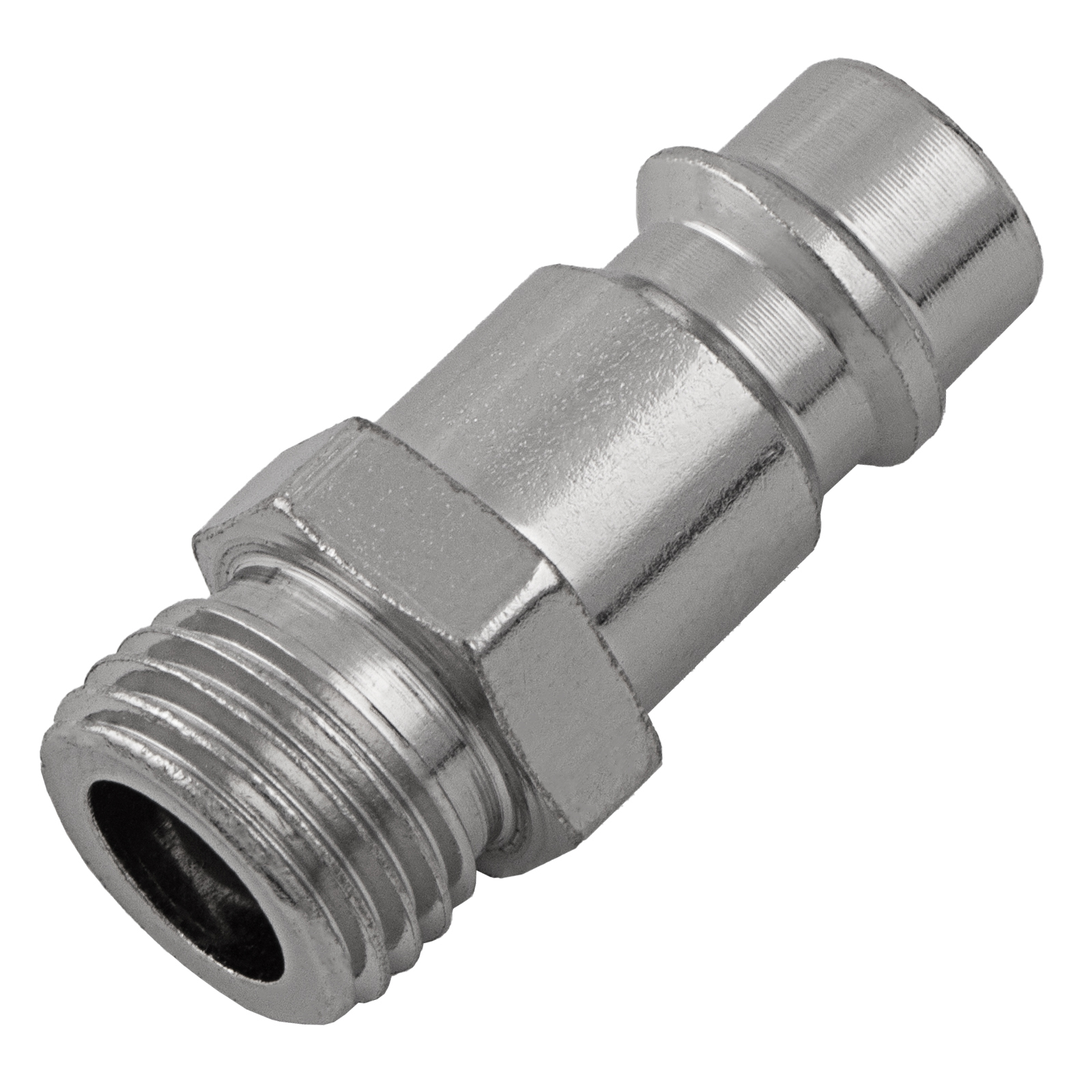 Ниппель универсальный быстросъемный (папа), внешняя резьба 1/4, 2 шт.