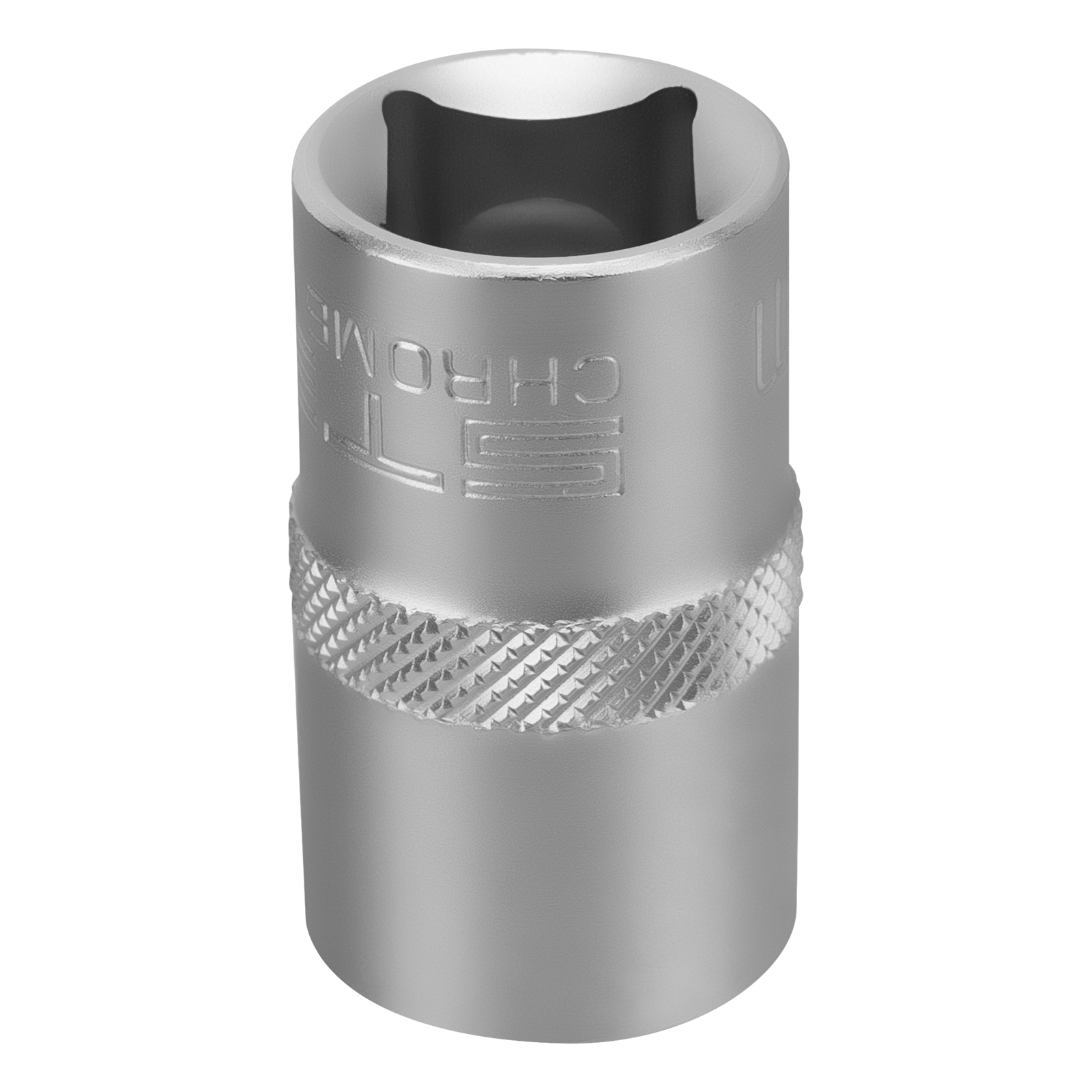 Головка торцевая, 16 мм, 6-гранная, CrV, под квадрат 1/2'