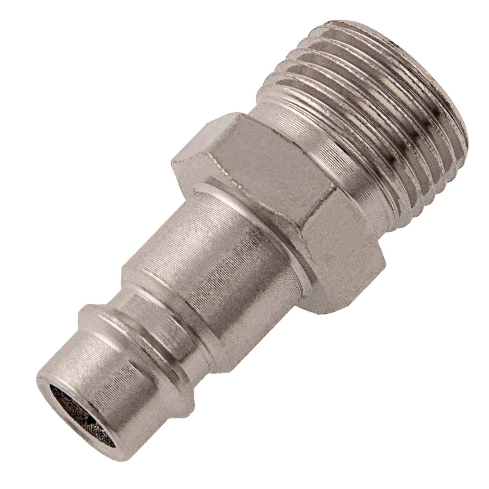 Ниппель универсальный быстросъемный (папа), внешняя резьба 3/8, 2 шт.