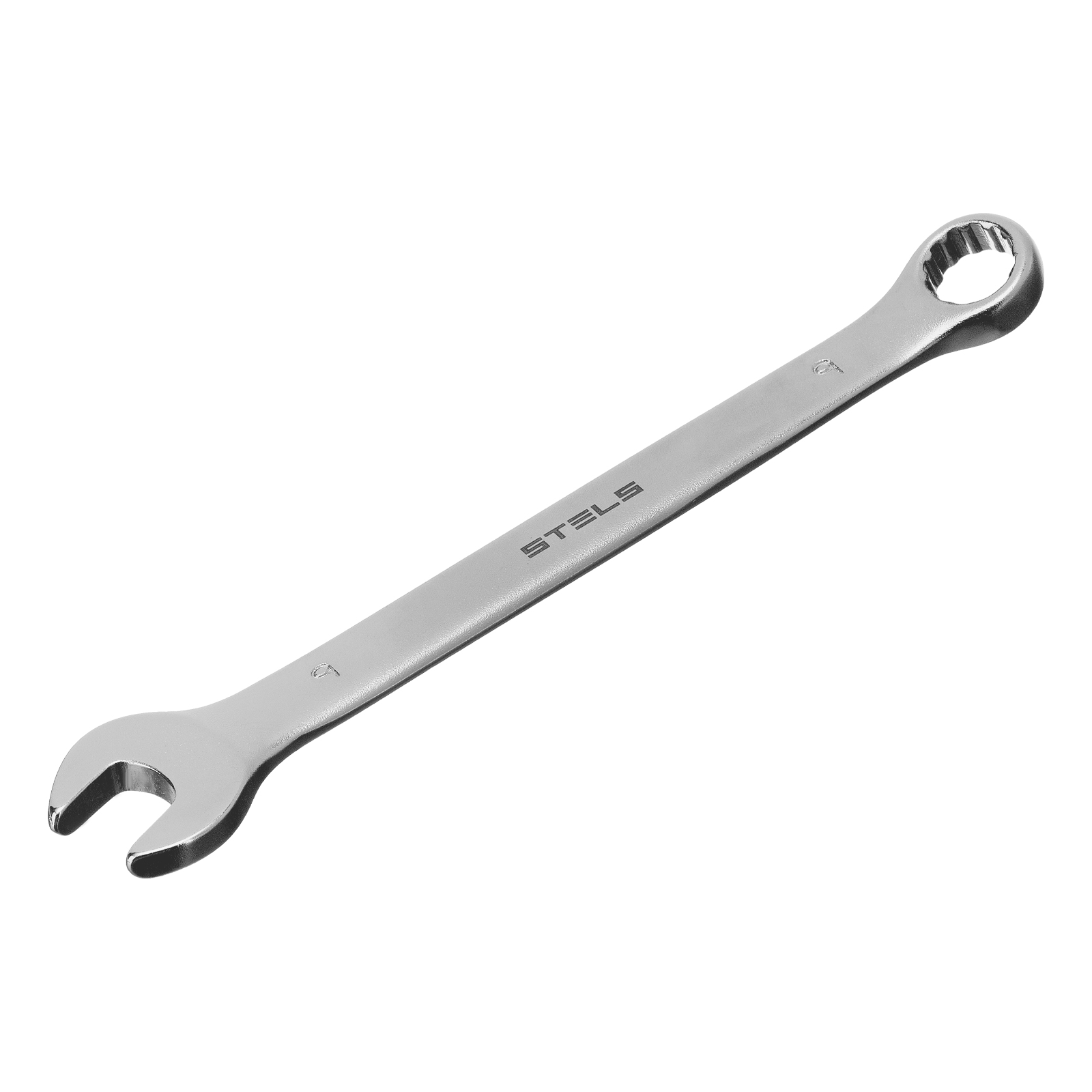 Ключ комбинированный, 9 мм, CrV, матовый хром