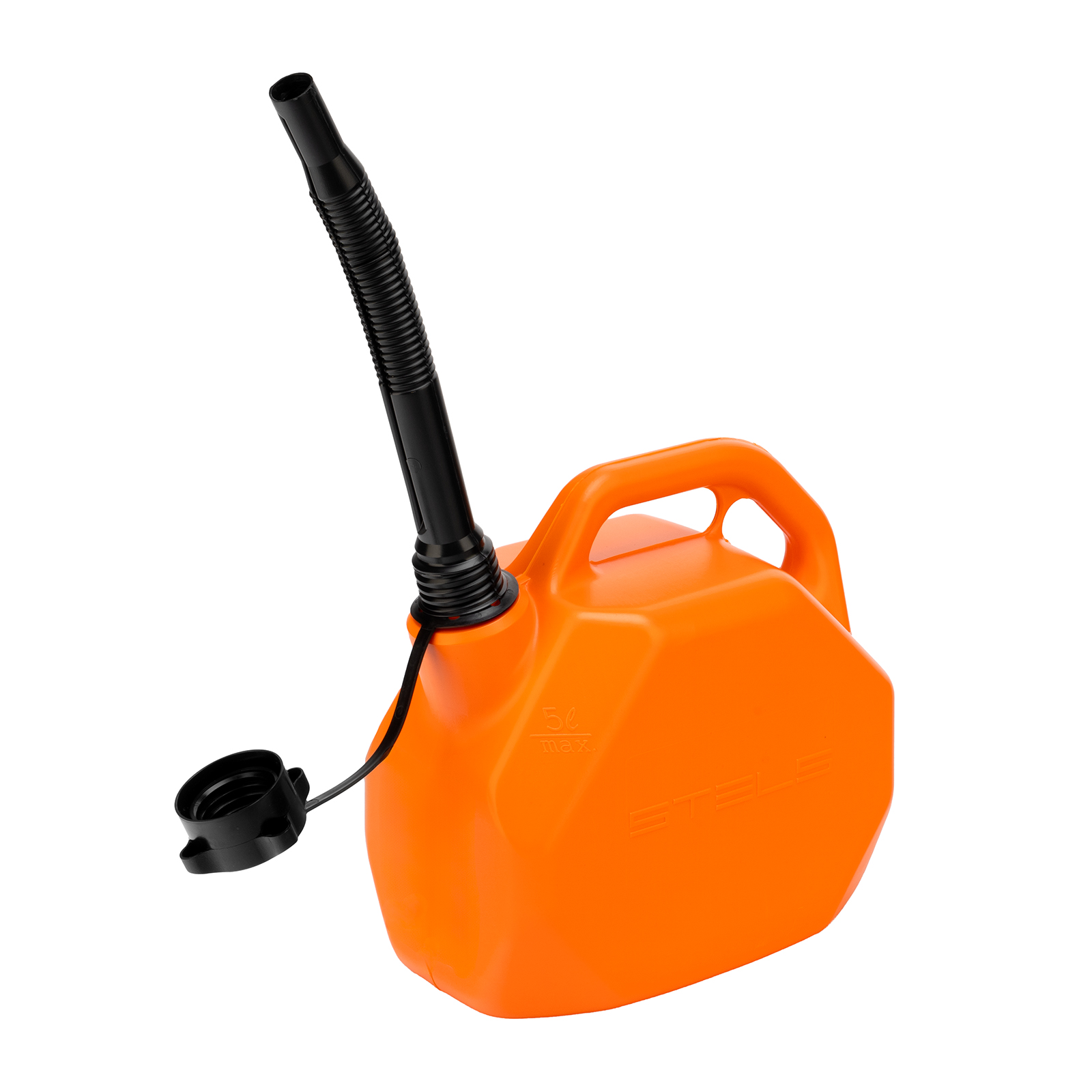 Канистра для ГСМ, пластиковая, со скошенными углами, 5 литров