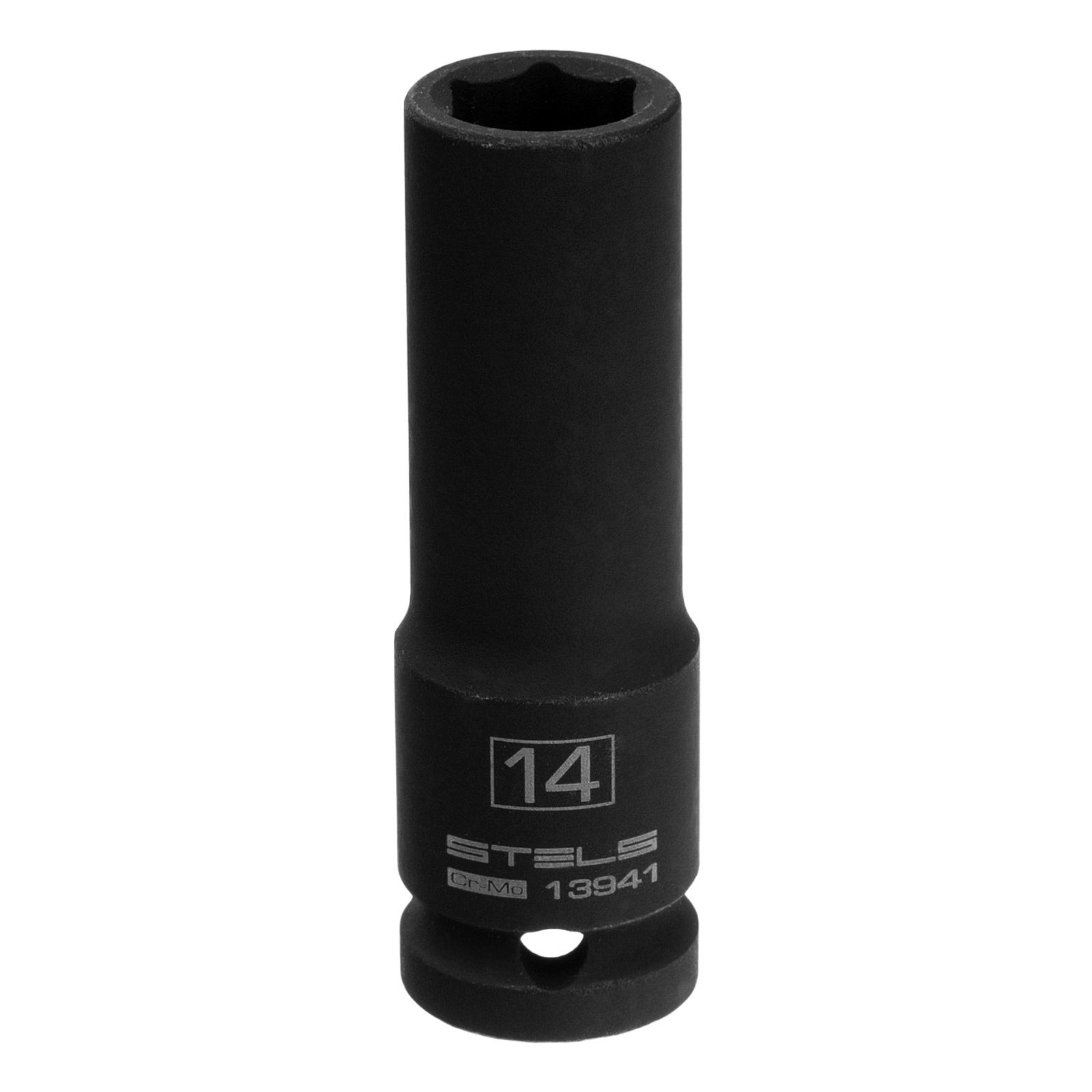 Головка ударная удлиненная шестигранная, 14 мм, 1/2', CrMo