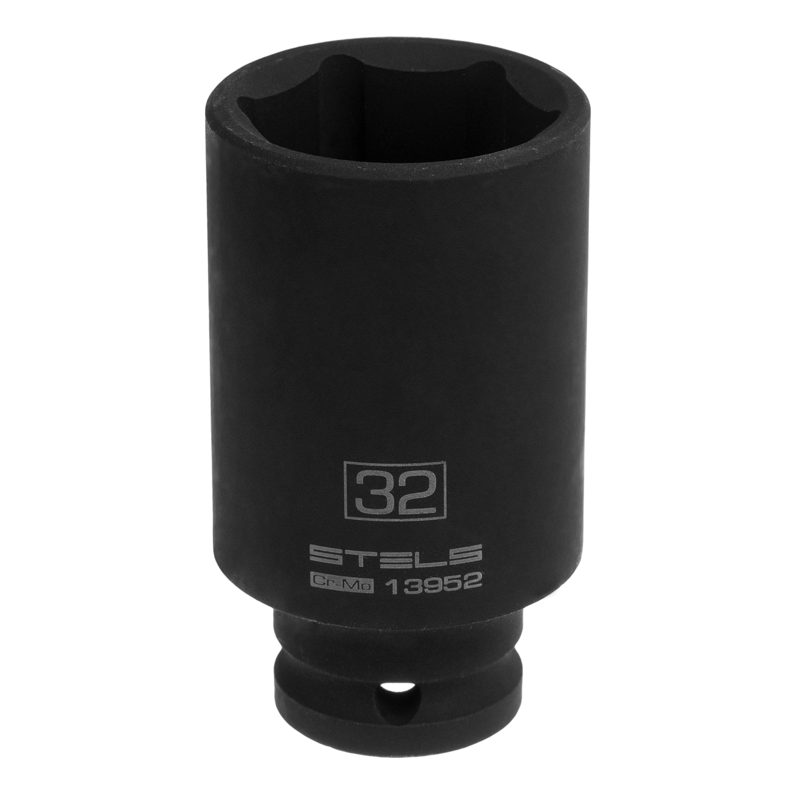 Головка ударная удлиненная шестигранная, 32 мм, 1/2', CrMo