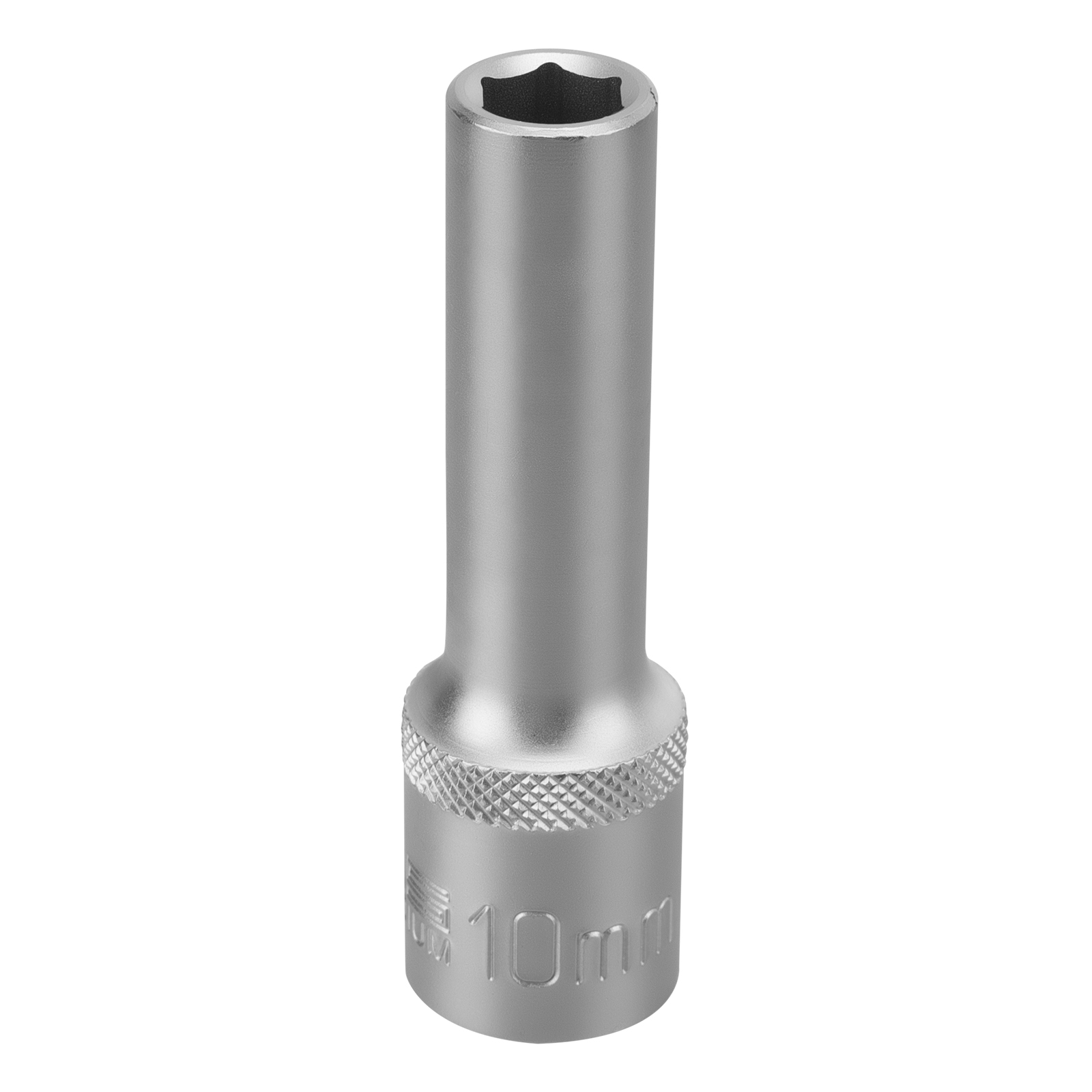 Головка торцевая удлиненная, 10 мм, 6-гранная, CrV, под квадрат 1/2',