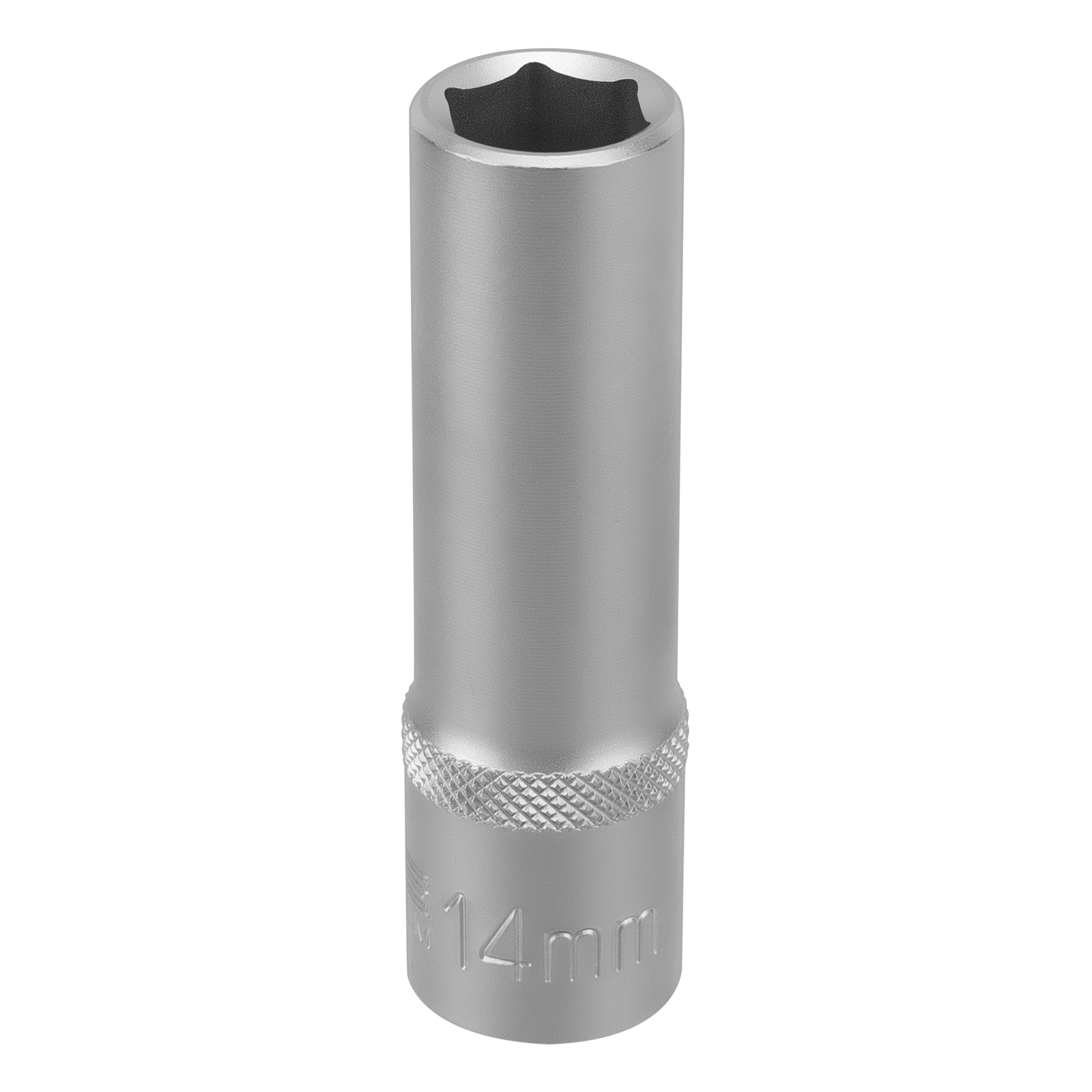 Головка торцевая удлиненная, 14 мм, 6-гранная, CrV, под квадрат 1/2',