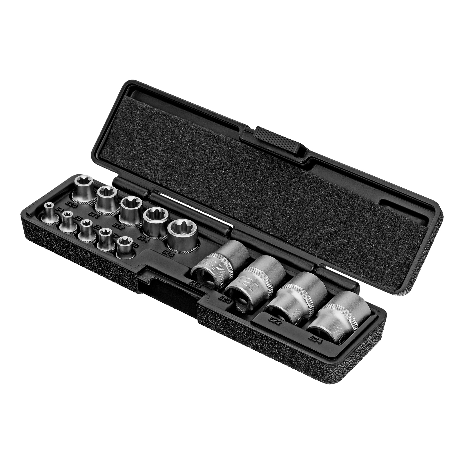 Набор головок TORX, 14 предметов, 1/4, 3/8, 1/3