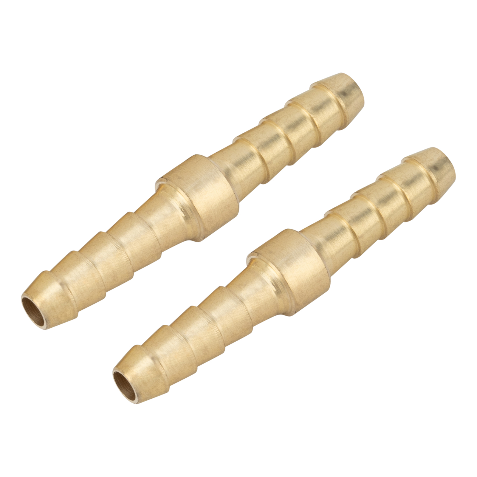 Штуцер елка двусторонний соединительный под шланг 6 мм, 2 шт.