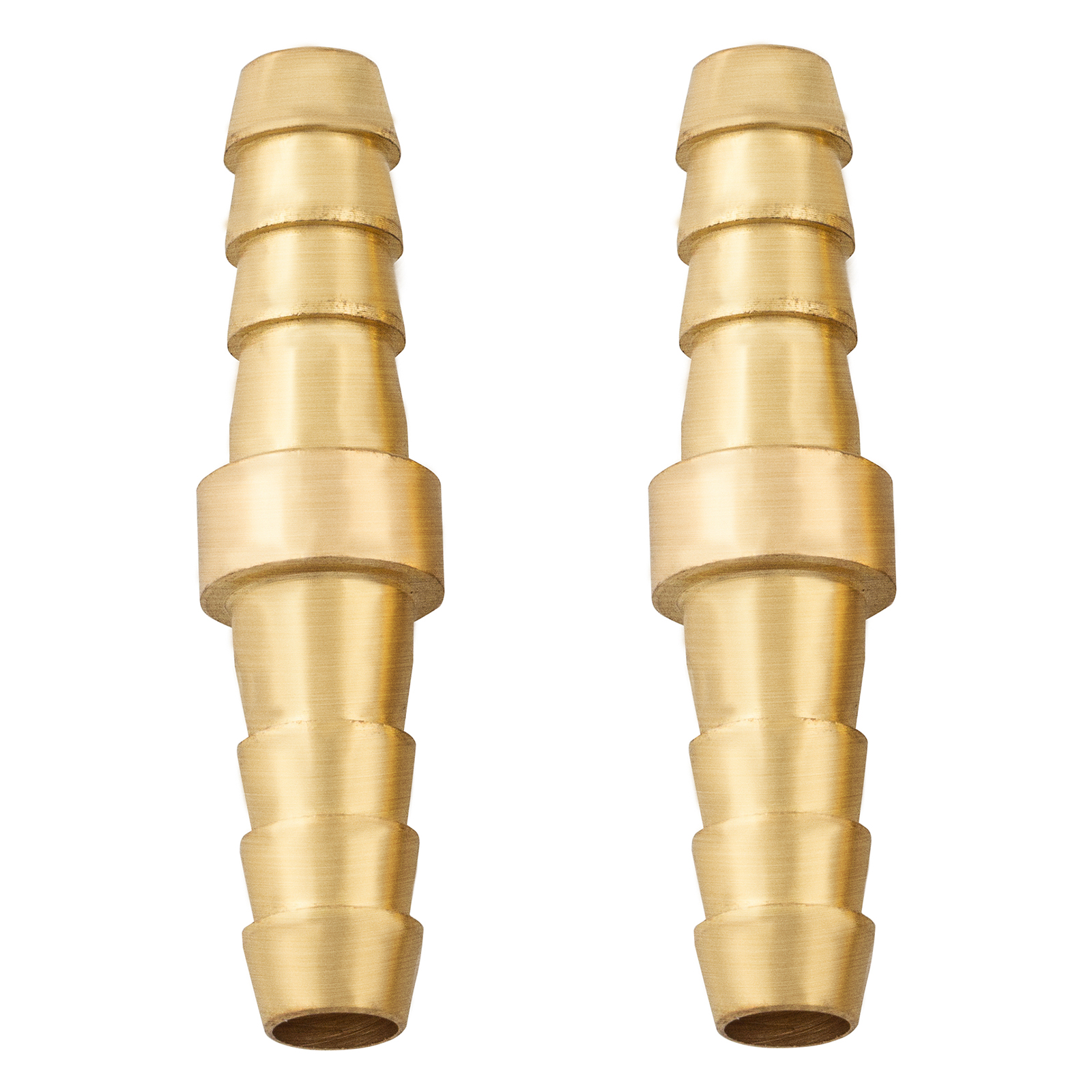 Штуцер елка двусторонний соединительный под шланг 8 мм, 2 шт.