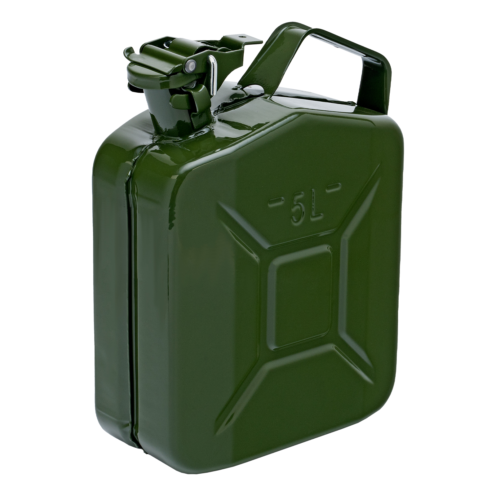 Канистра для ГСМ, металлическая, 5 литров