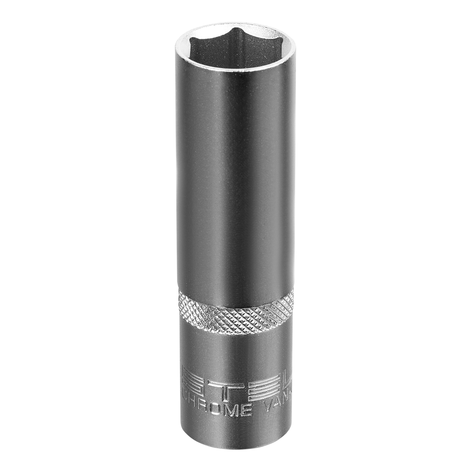 Головка торцевая удлиненная, 16 мм, 6-гранная, CrV, под квадрат 1/2'