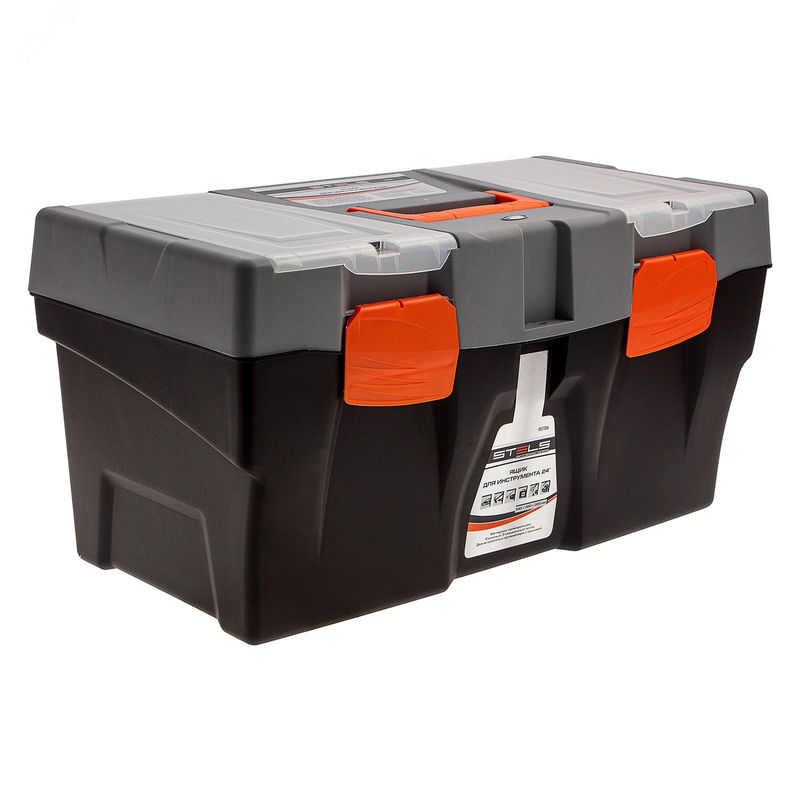 Изображение товара Ящик для инструмента 23 дюйма 590х300х300 мм пластик Россия