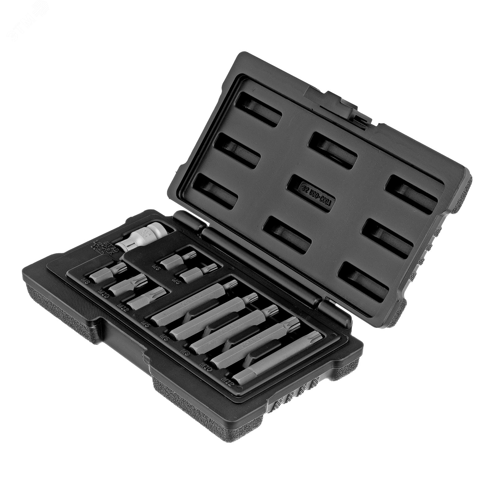 Изображение товара Набор бит SPLINE с шестигранным хвостовиком 1/2 дюйма, 11 предметов