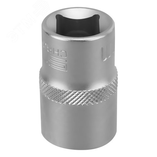 Изображение товара Головка торцевая, 17 мм, 6-гранная, CrV, под квадрат 1/2' (шт)