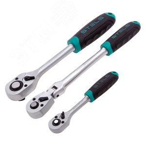 Набор инструментов, 1/2,3/8, 1/4, CrV, пластиковый кейс 142 предмета - фото 5