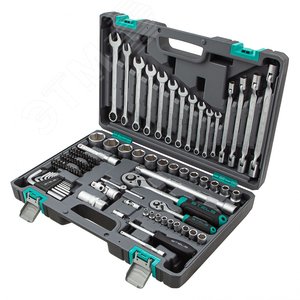 Изображение товара Набор инструментов, 1/2, 1/4, CrV, пластиковый кейс 88 предметов (набор)