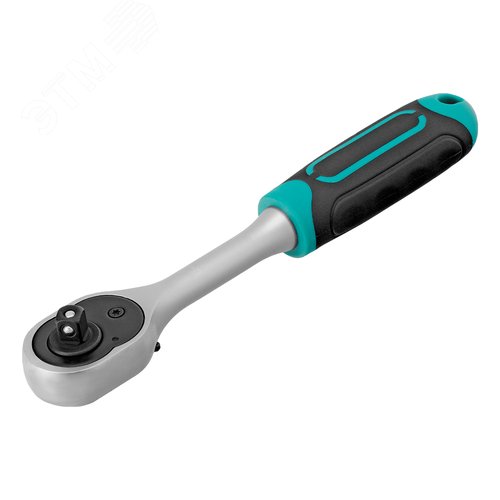 Ключ-трещотка 1/4', 72 зуба, с быстрым сбросом, CrV - фото 2