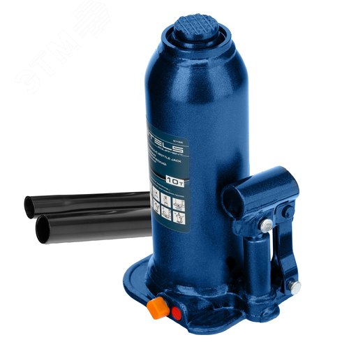 Изображение товара Домкрат гидравлический бутылочный, 10 т, h подъема 222-447 мм (шт)