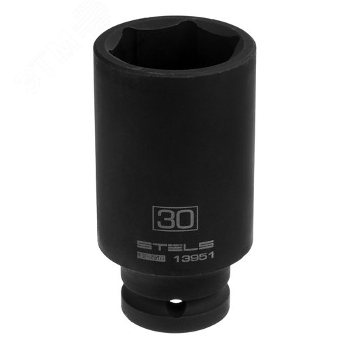 Изображение товара Головка ударная удлиненная шестигранная, 30 мм, 1/2', CrMo (шт)