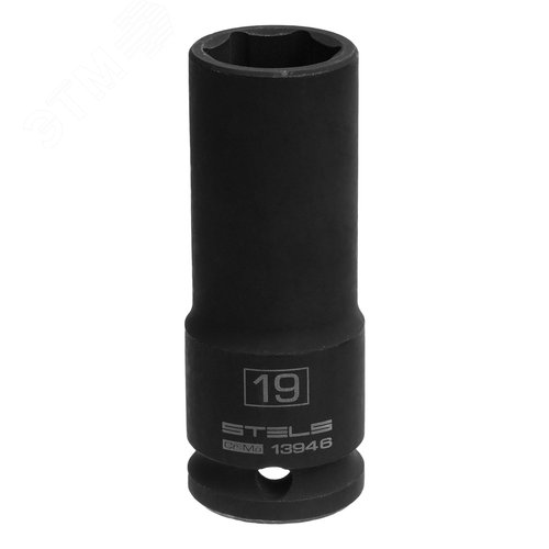Изображение товара Головка ударная удлиненная шестигранная, 19 мм, 1/2', CrMo (шт)