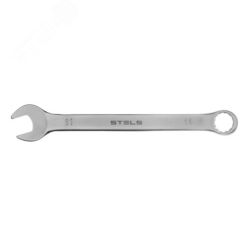Ключ комбинированный, 11 мм, CrV, матовый хром - фото 2