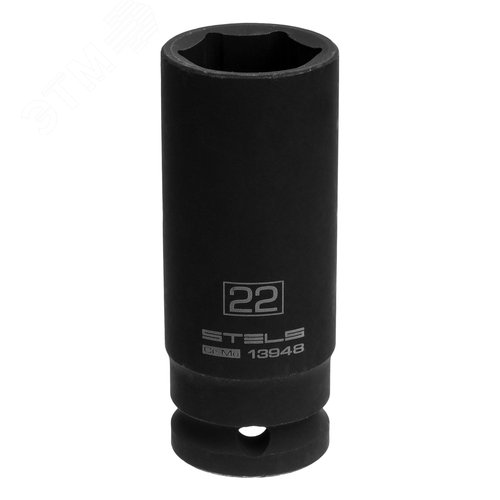 Изображение товара Головка ударная удлиненная шестигранная, 22 мм, 1/2', CrMo (шт)