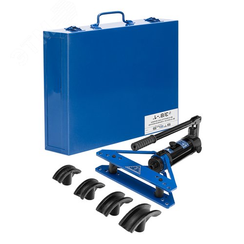 Изображение товара Трубогиб гидравлический горизонтальный, 6т, башмаки 3/8–1, в металлическом кейсе (шт)