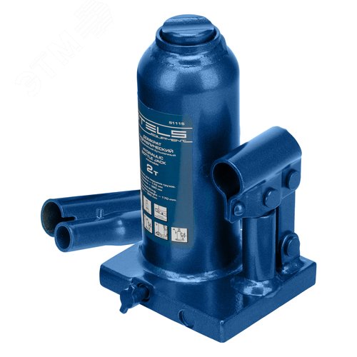 Изображение товара Домкрат гидравлический бутылочный телескопический, 2 т, h подъема 170-380 мм (шт)