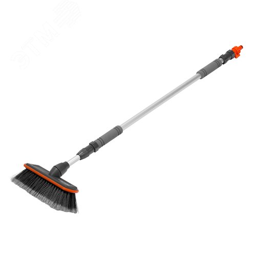 Щетка с подачей воды, телескоп. 2 части (щетка, ручка телескопическая)// Stels - фото 1