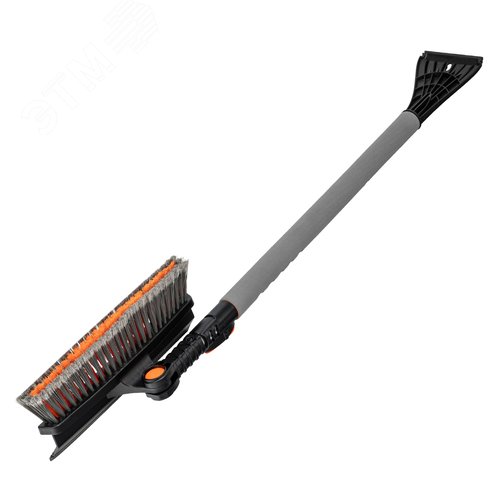Щетка-сметка для снега со скребком телескопическая 900 - 1300 мм - фото 3