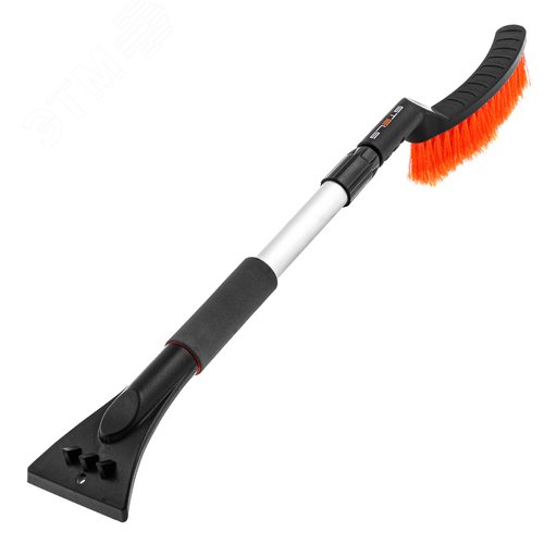 Щетка-сметка для снега со скребком телескопическая, 725 - 1005 мм - фото 2