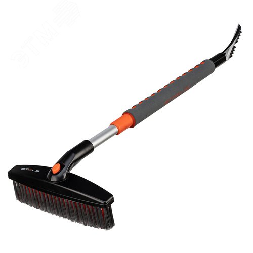 Щетка-сметка для снега со скребком телескопическая 730-1000 мм - фото 2