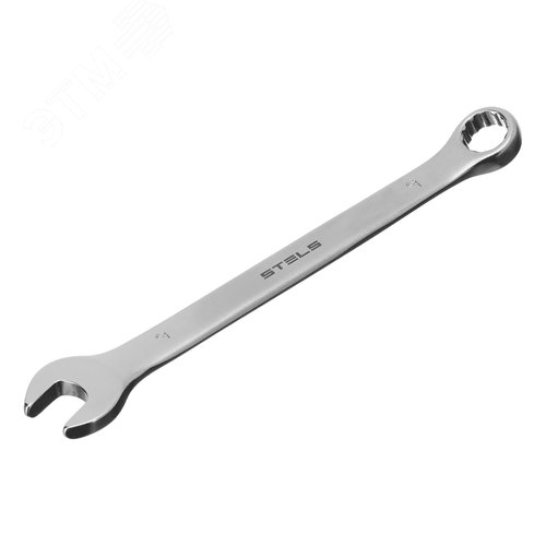 Ключ комбинированный, 9 мм, CrV, матовый хром - фото 1