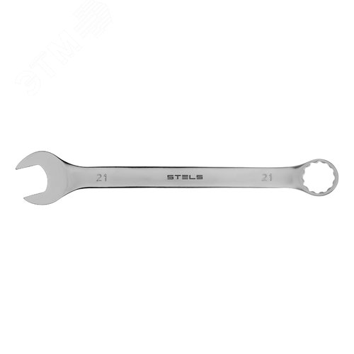 Ключ комбинированный, 21 мм, CrV, матовый хром - фото 2