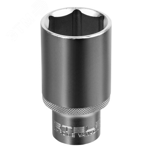 Изображение товара Головка торцевая удлиненная, 30 мм, 6-гранная, CrV, под квадрат 1/2' (шт)